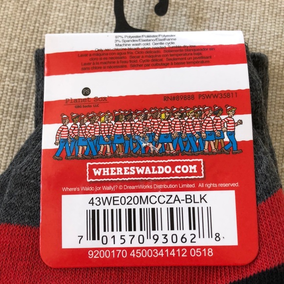 Where’s Waldo Socks - Picture 3 of 4